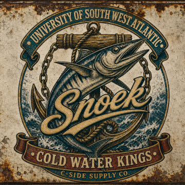 Snoek Metal Bar Sign
